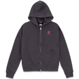 ボックスジップアップフーディー