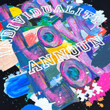LOVE ペイントフラット トートバッグ