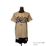 スプレーアートロゴレディースTシャツ
