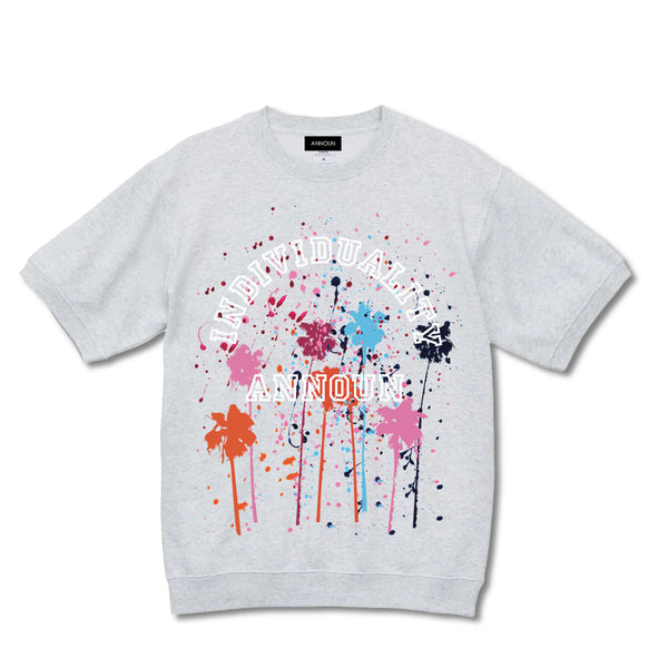 ペインティングパームツリースエットTシャツ