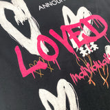 ハート  LOVED Tシャツ