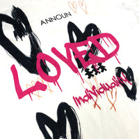 ハート  LOVED Tシャツ