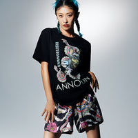 ANNOUN×EVANGELISTA Tシャツ  ブラック