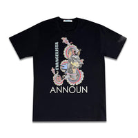 ANNOUN×EVANGELISTA Tシャツ  ブラック