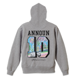 ジップアップフーディー